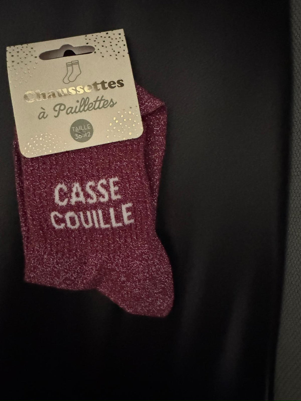 Chaussettes à paillettes