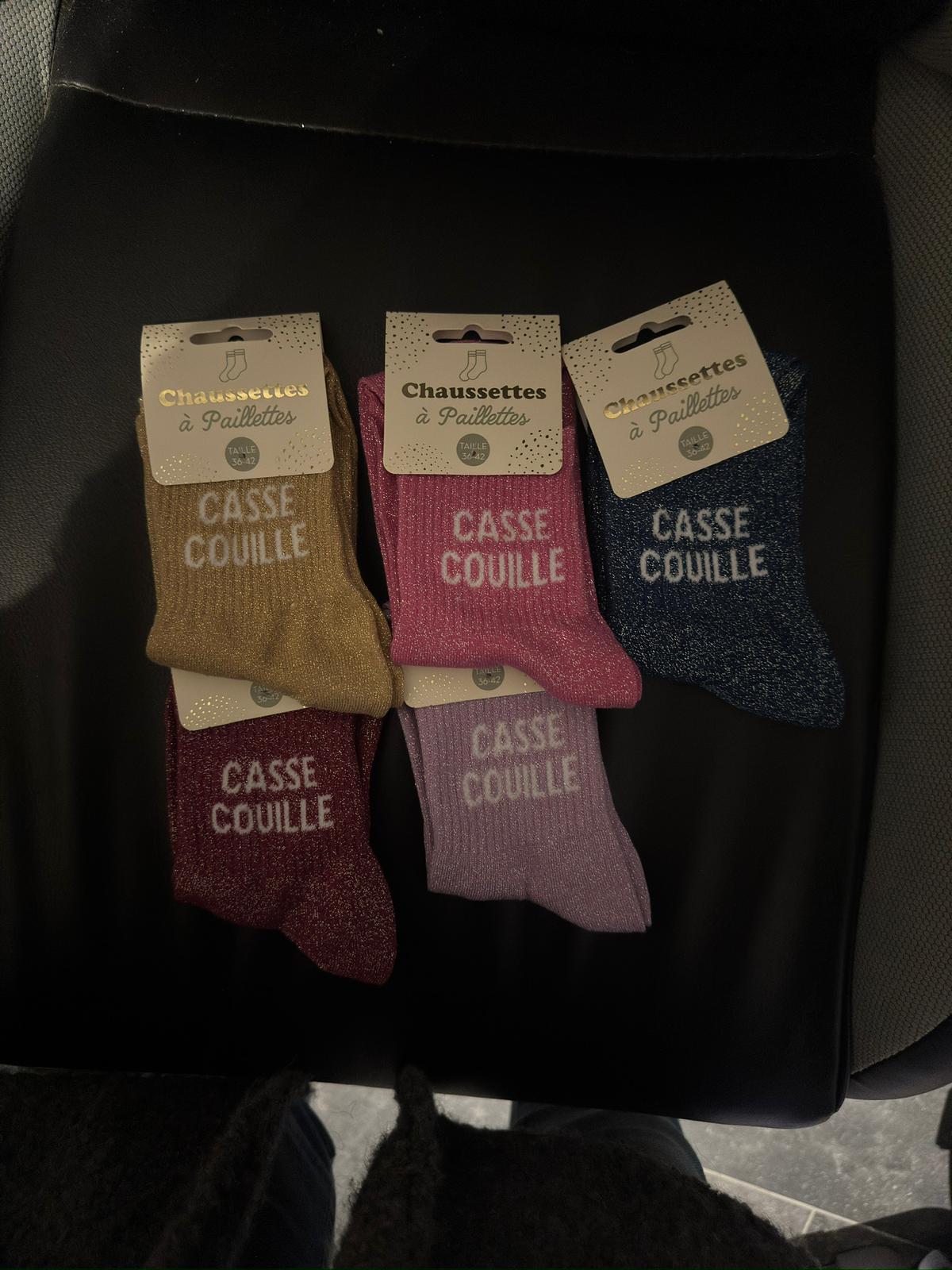 Chaussettes à paillettes