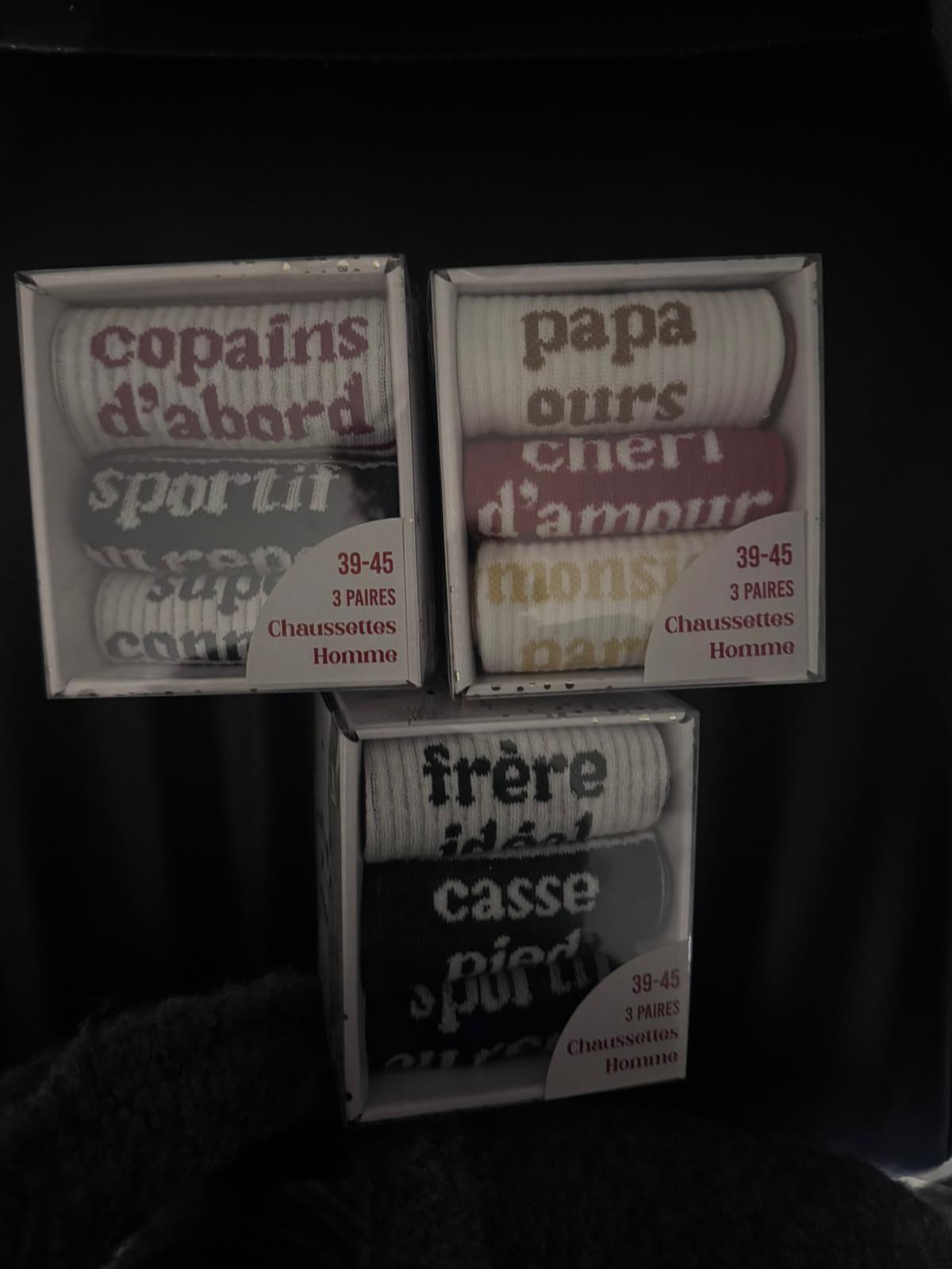 Lot chaussettes "Homme"