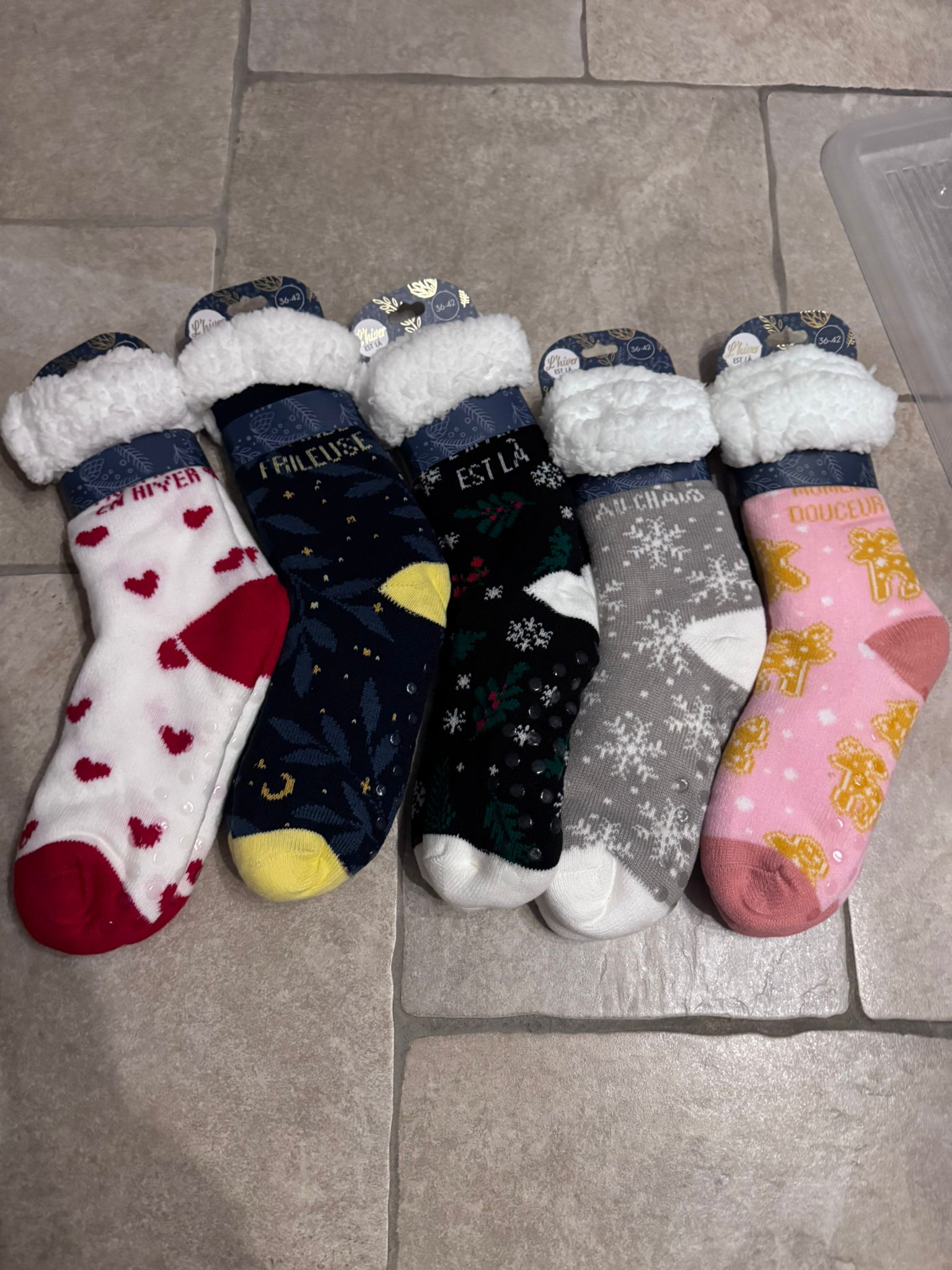 Chaussettes de Noël femme