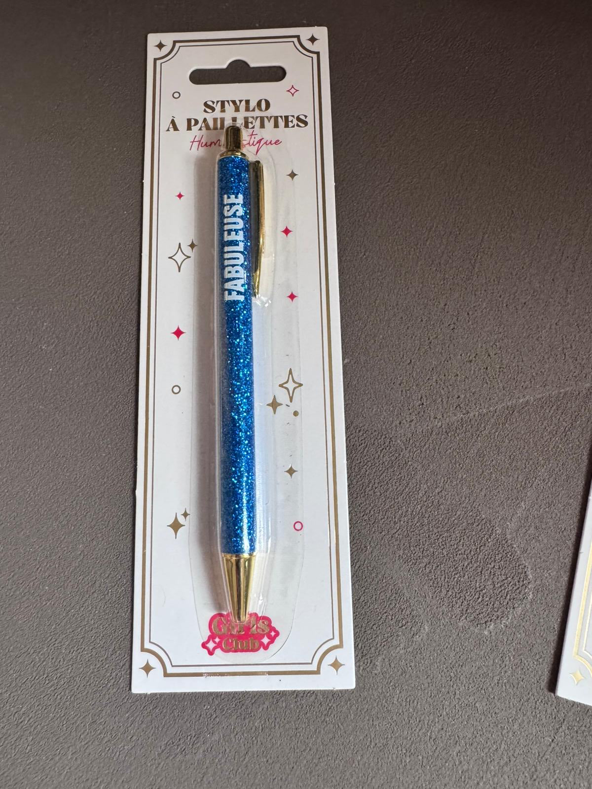 Bic à paillettes