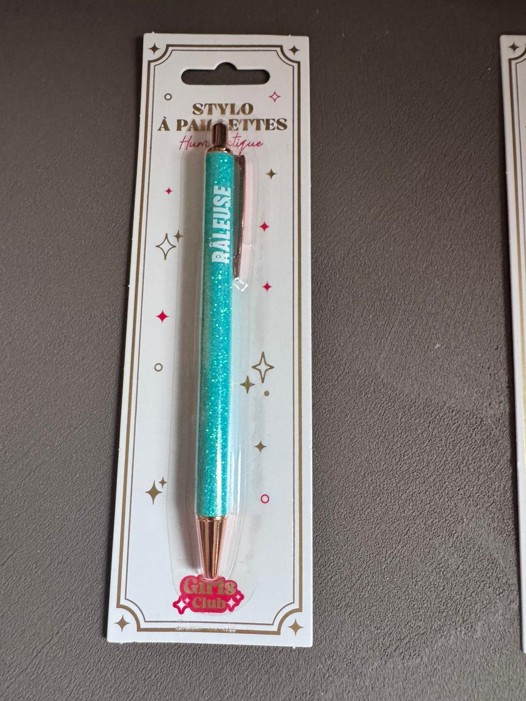 Bic à paillettes