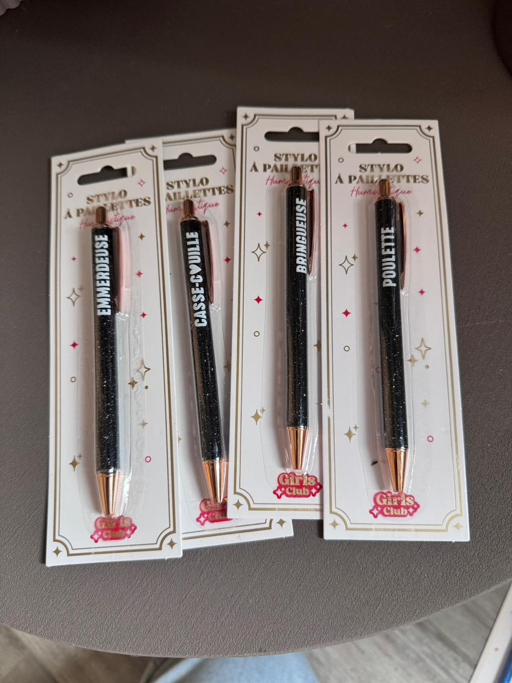 Bic à paillettes
