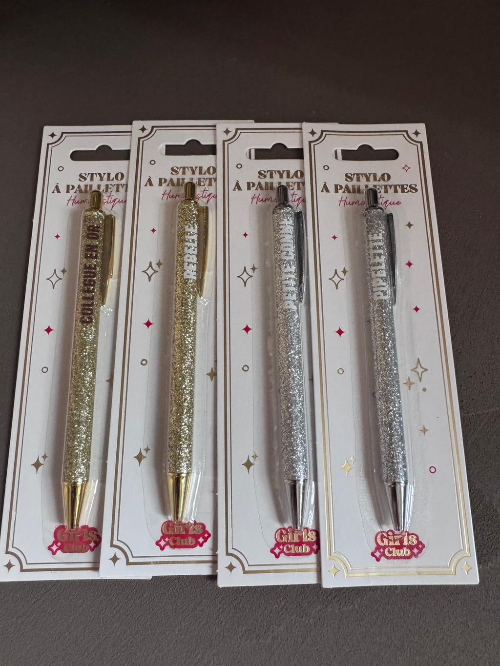 Bic à paillettes