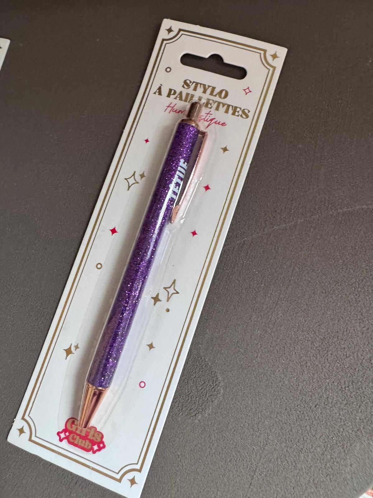 Bic à paillettes