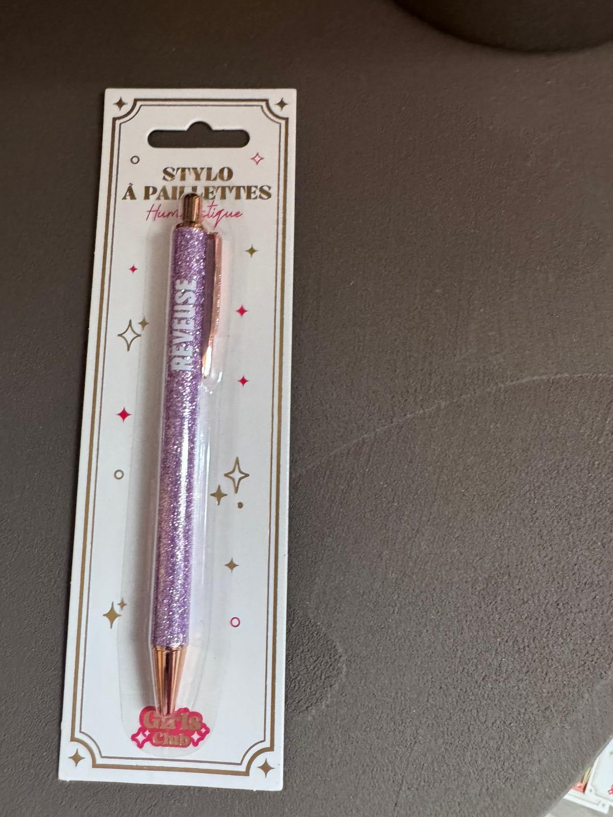 Bic à paillettes