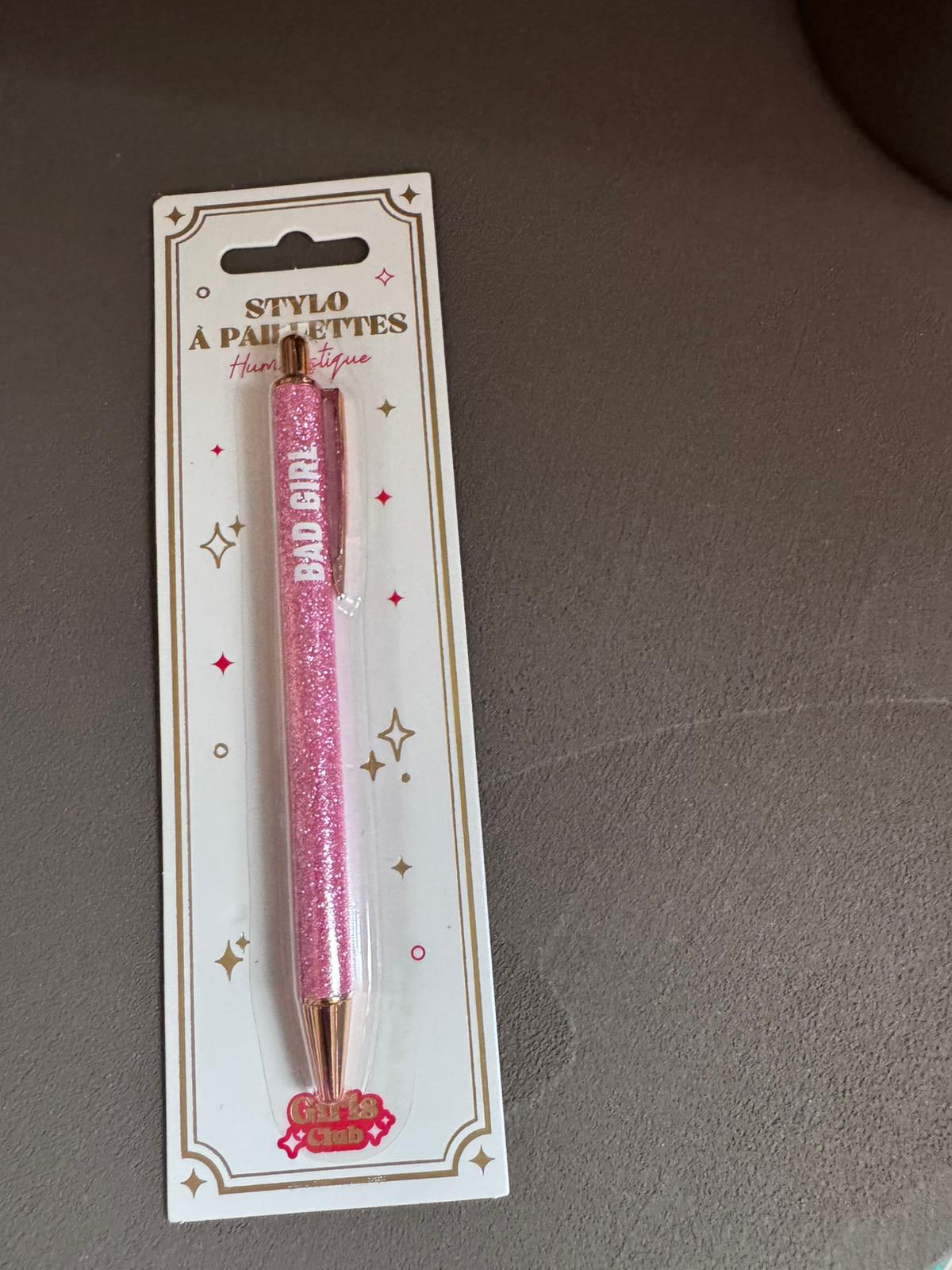 Bic à paillettes