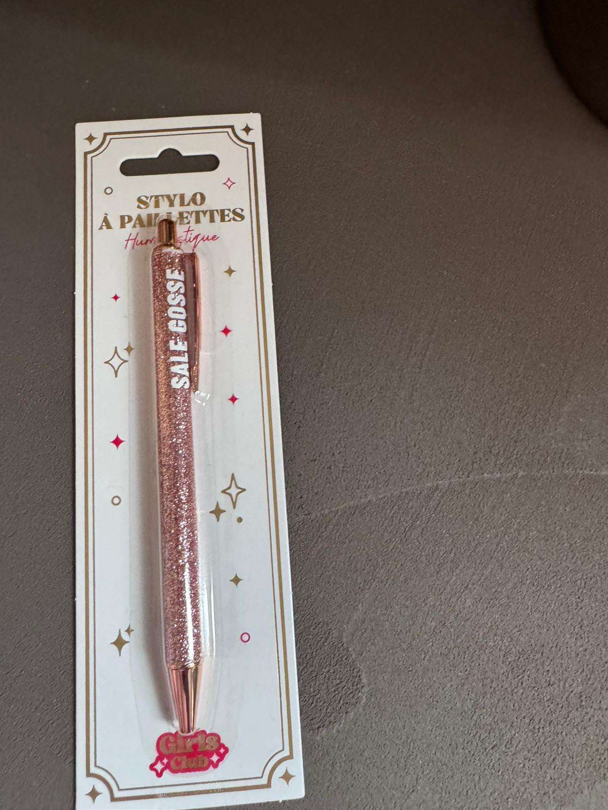 Bic à paillettes