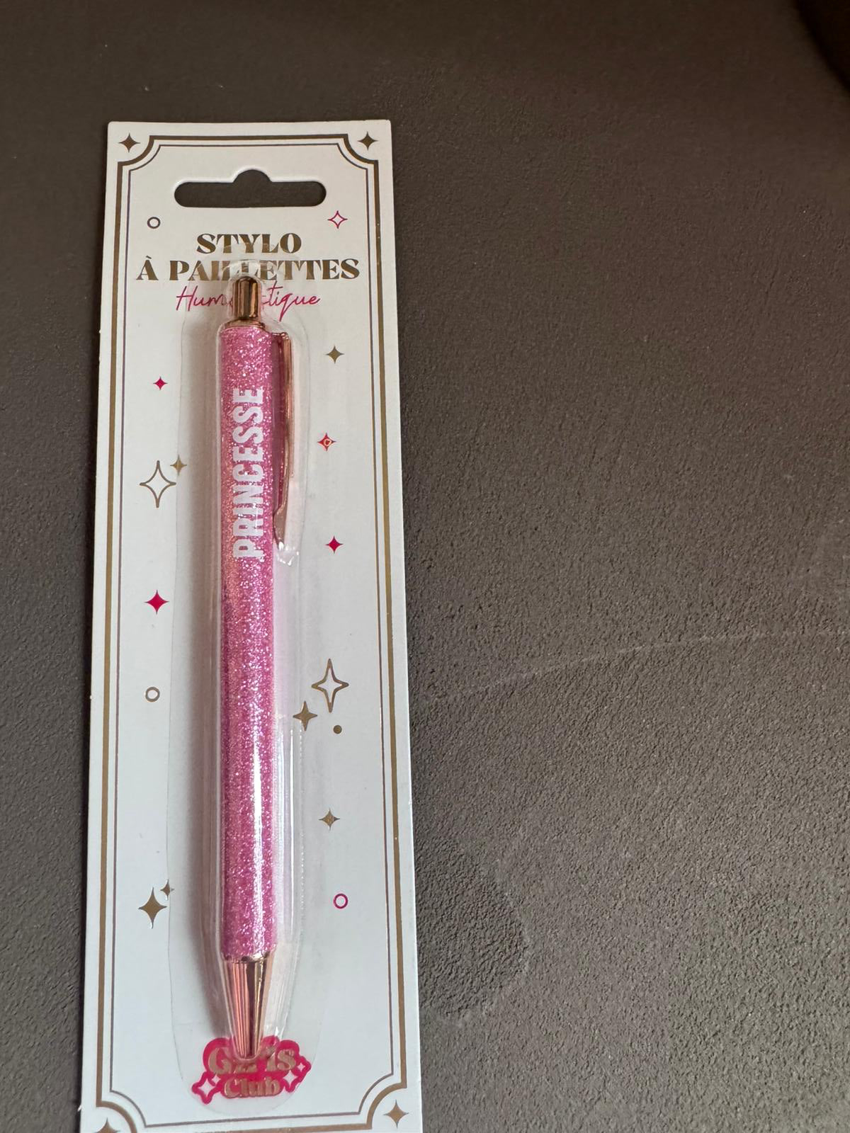 Bic à paillettes