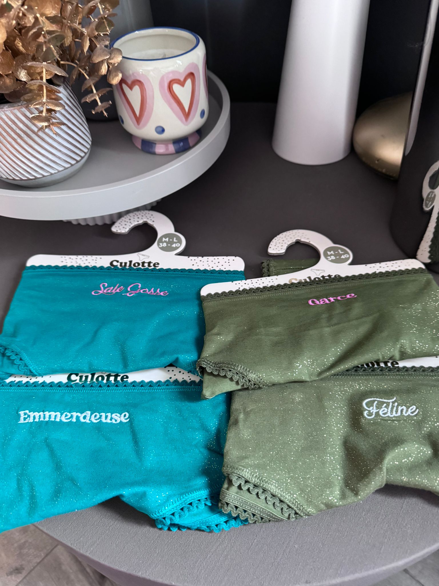 Culotte à paillettes