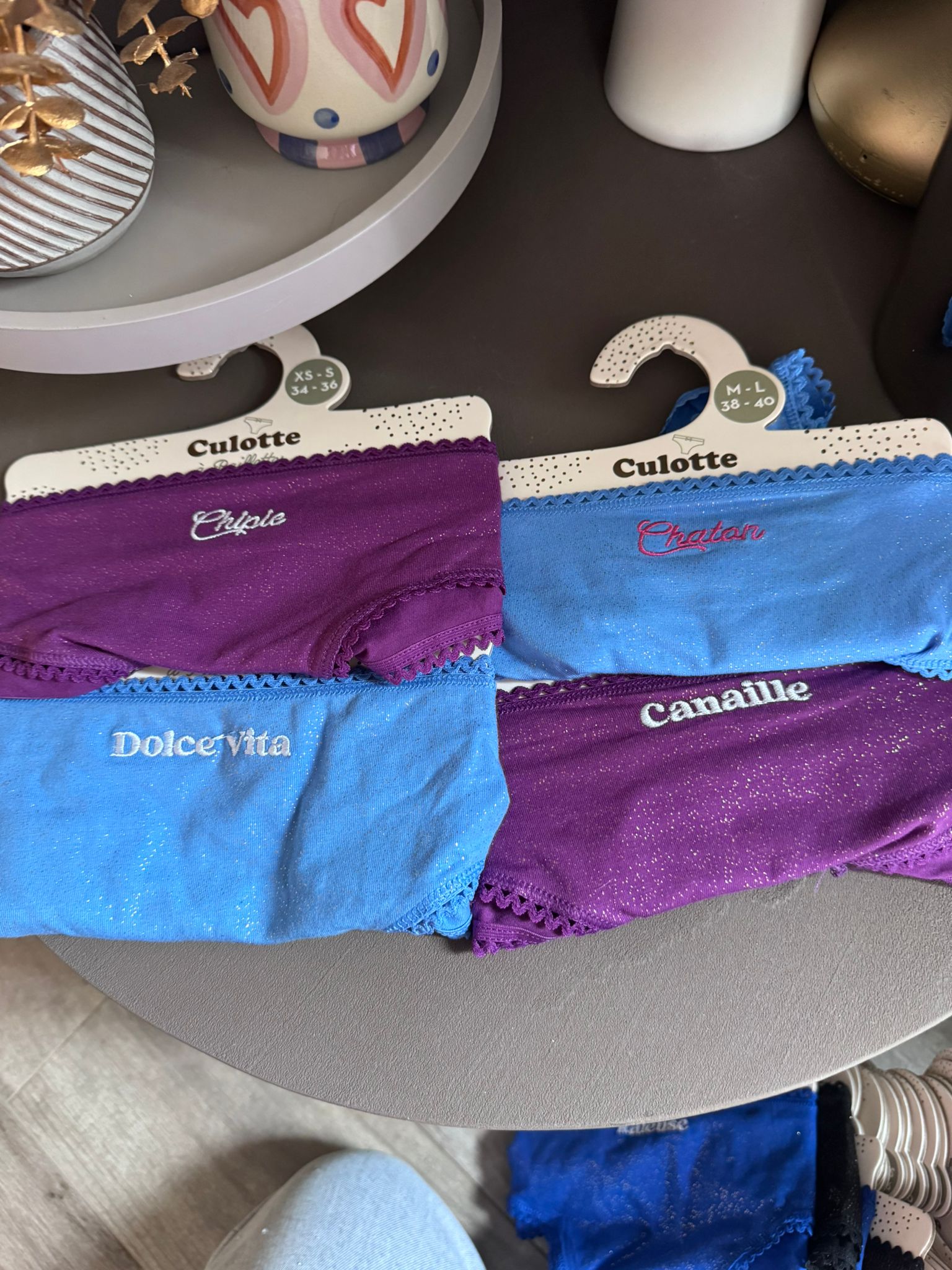 Culotte à paillettes