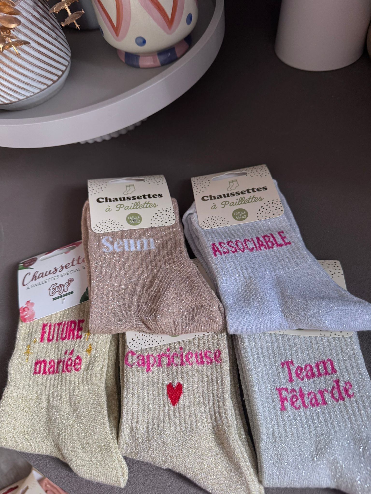 Chaussettes à Paillettes