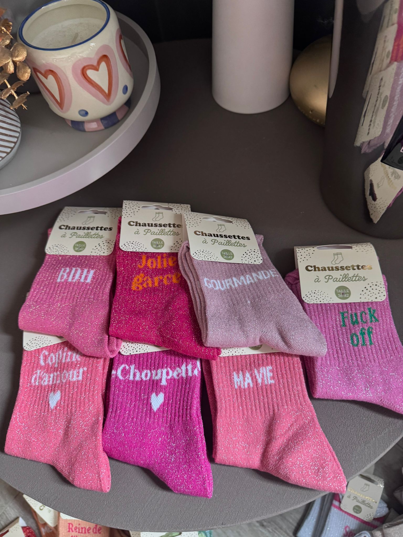 Chaussettes à Paillettes