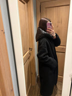 Manteau Teddy Joy noir