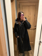 Manteau Teddy Joy noir