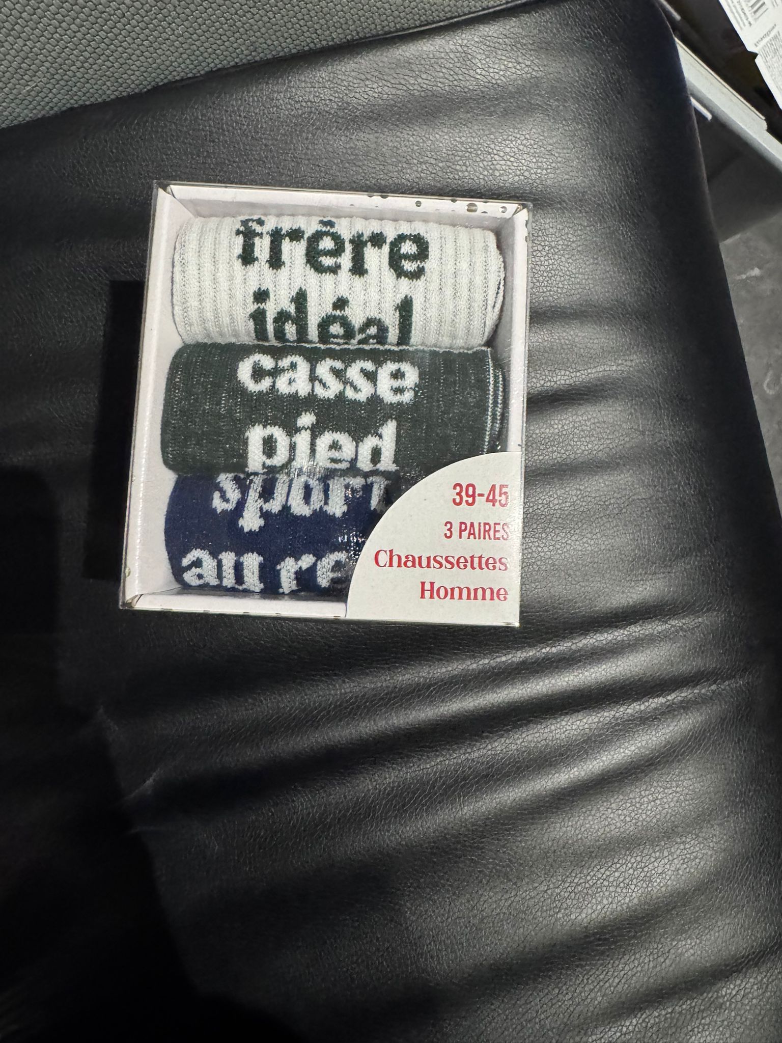 Lot chaussettes "Homme"