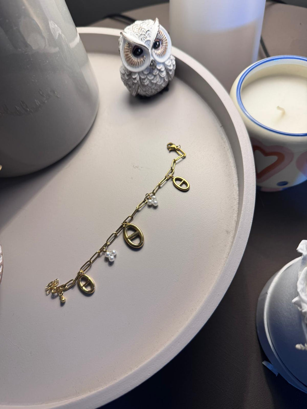 Bracelet Maillons et perles