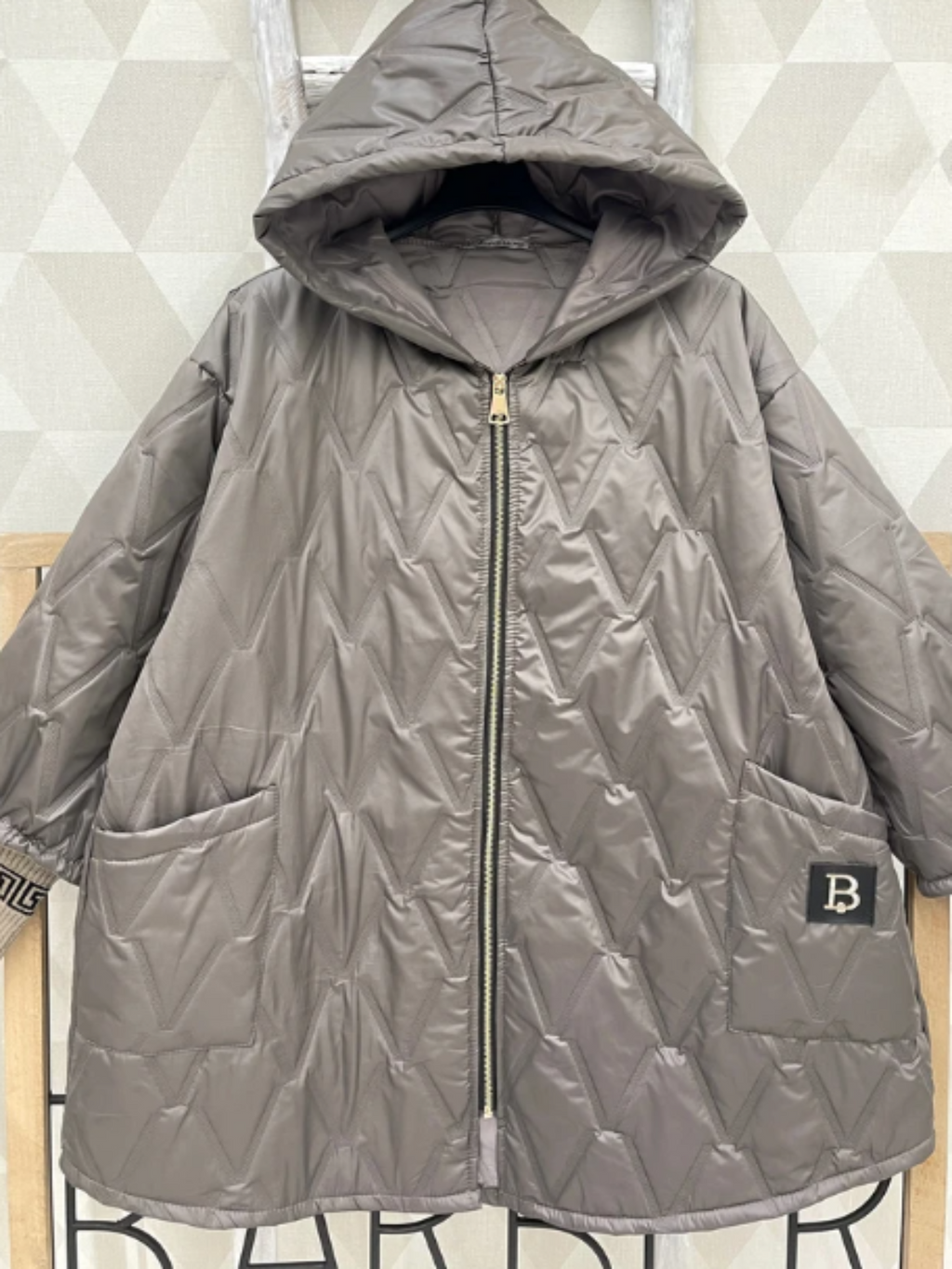 Parka manches en Tricot "Solène"