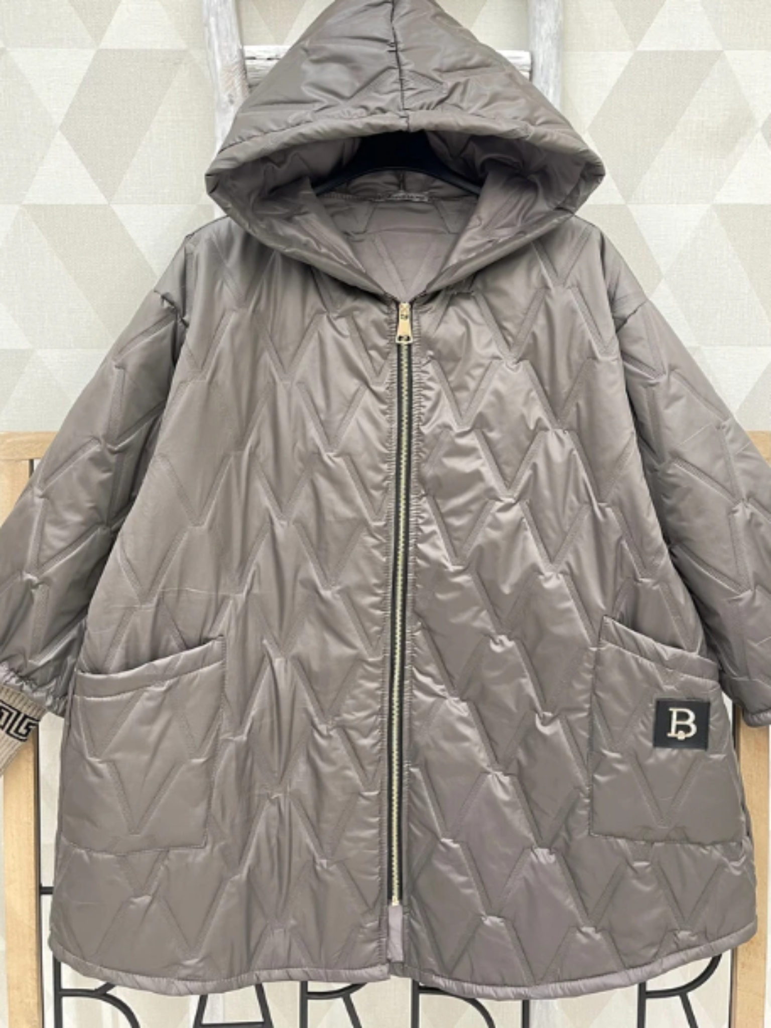 Parka manches en Tricot "Solène"