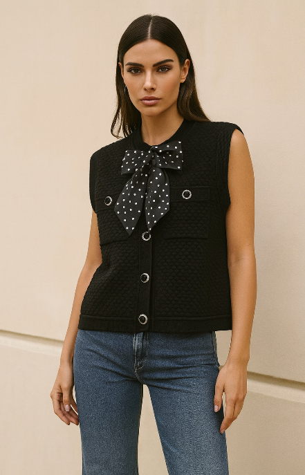 Cardigan sans manche